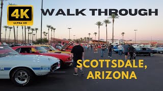 Scottsdale Arizona  Rock amp roll Pavilions Car Show 4K Walkthrough [upl. by Aruabea]