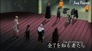 Orochimaru summons four Hokages the battle between Hashirama and Madara Naruto English Dub [upl. by Artemus]