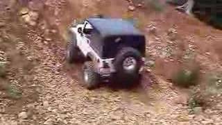 Jamies Jeep climbing a wall in Evans Creek [upl. by Lauritz]