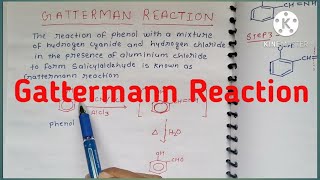 Gattermann Reaction [upl. by Wilhelmina]