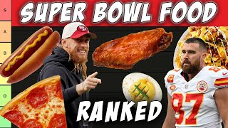 Ranking the BEST Super Bowl Sunday Foods  NFL Tier List [upl. by Esyak79]