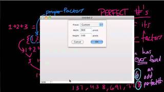 Perfect Numbers and Eulers Theorem [upl. by Janice129]