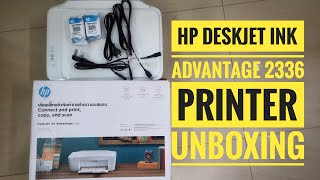 HP DeskJet Ink Advantage 2336 All in One Color Printer Unboxing [upl. by Ophelie]