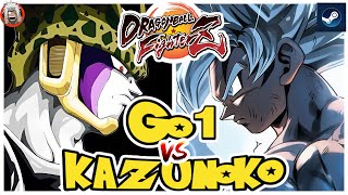 DBFZ ▰ Go1 vs Kazunoko VegetaSSJ Cell A21LC vs GokuUI A21 Gotenks [upl. by Dola]