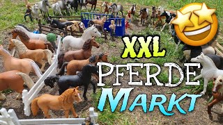 XXL Pferdemarkt🐴🤩Neues FOHLEN PFERDE❤️‍🔥🥳Schleich [upl. by Chace]