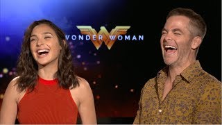 Wonder Woman Interviews Sexism Fighting and Dance Scenes [upl. by Esertak]