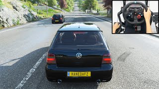 Volkswagen Golf MK4 R32  Forza Horizon 4 Online  Logitech g29 gameplay [upl. by Keslie]