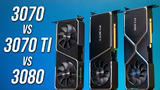 RTX 3070 vs 3070 Ti vs 3080  17 Game Comparison [upl. by Anesor]