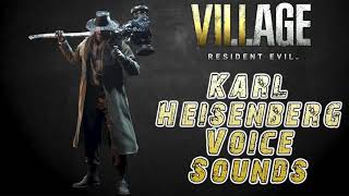 Resident Evil 8 Village Karl Heisenberg Voice Sounds [upl. by Atinrahc]