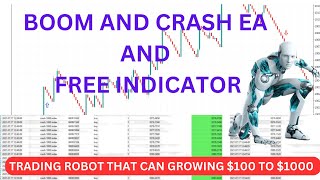 BOOM AND CRASH 21 and 50 crossover EAs AND FREE INDICATOR [upl. by Eirena147]