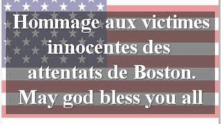 Céline Dion  God Bless America  En hommage aux victimes des attentats de Boston [upl. by Ide]