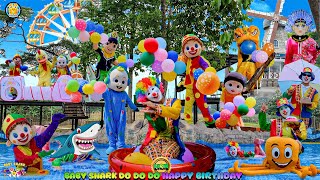 TERBARU🔴BABY SHARK SONG LYRICS MIX BIRTHDAY SONG LYRICS SPESIAL ONDEL BADUT LUCU BADUT ULANG TAHUN [upl. by Eiramana]