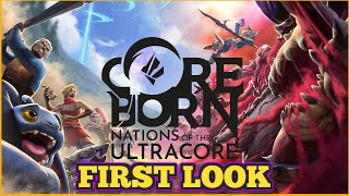 CoreBorn Nations Of Ultra core New Survival Game First Look [upl. by Engamrahc845]