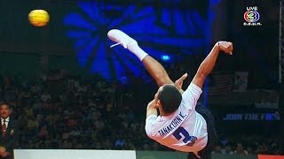 Sepak Takraw ISTAF SuperSeries FINALS 201314 Mens Final Thailand  Malaysia SET1 [upl. by Washburn]