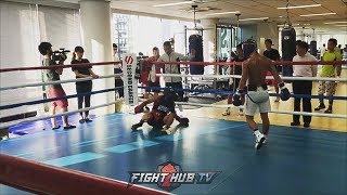 WATCH NOAYA quotTHE MONSTERquot INOUE KNOCKDOWN A SPARRING PARTNER SHOWS HIS CRAZY POWER ON THE MITTS [upl. by Carothers5]