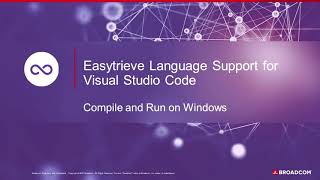 Easytrieve Visual Studio Code Extension Compile and Run on Windows [upl. by Rombert]