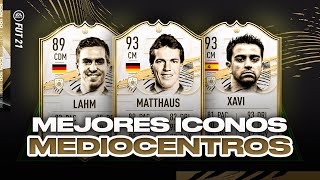 MEJORES ICONOS MC MEDIOCENTROS EN FIFA 21  TOP  10 [upl. by Euqitsym]