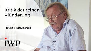 Prof Dr Peter Sloterdijk im Gespräch mit Dr René Scheu Kritik der reinen Plünderung [upl. by Karp]