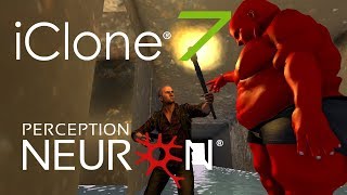 iClone 7  Motion capture animation [upl. by Dumanian883]