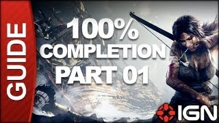 Tomb Raider 100 Completion Walkthrough  Part 01 Introduction [upl. by Enisamoht]