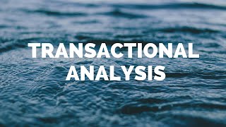 TRANSACTIONAL ANALYSIS IN HRM  OB [upl. by Artimid]