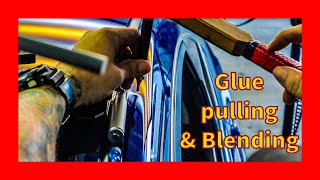 Learn PDR  Glue Pulling  Blending  Dent Repair  Quick Lesson [upl. by Angelica]