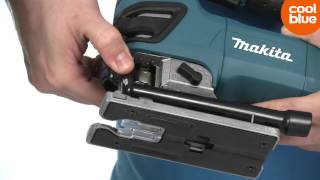 Makita 4350T decoupeerzaag Productvideo NLBE [upl. by Luwana]