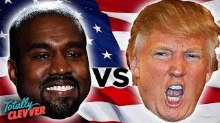 KANYE VS TRUMP Who Said It – Totally Clevver [upl. by Worth]