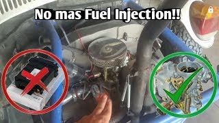 Conversión de Vocho Fuel Injection a Carburado Lo que necesitas saber [upl. by Elyagiba]