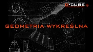 GEOMETRIA WYKREŚLNA  RZUTY MONGEA  PRZEKRÓJ WIELOŚCIANU PŁASZCZYZNĄ RZUTUJĄCĄ [upl. by Waddington]