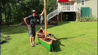 My Sailing Canoe Rigging [upl. by Wachter702]