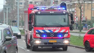 Uitruk amp Rijopleiding Brandweer Utrecht met spoed in Utrecht [upl. by Kerns497]