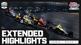 Extended Race Highlights  2024 HyVee Homefront 250 at Iowa Speedway  INDYCAR SERIES [upl. by Anotyal]