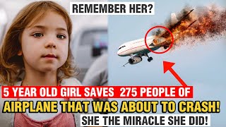 Remember her Girl prevents airplane from crashing and saves 275 people  Unbelievable miracle [upl. by Airotcivairam]