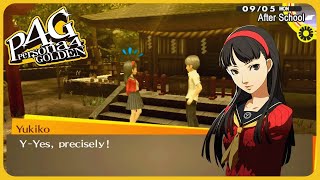 Persona 4 Golden Yukiko Social Link Rank 9 Friendship [upl. by Fortna]