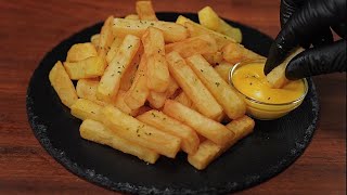 Crispy French Fries At Home  With Cheese Sauce [upl. by Ysak478]