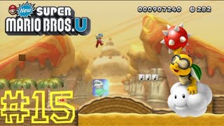 New Super Mario Bros U  LayerCake Desert6 Blooming Lakitus [upl. by Nowahs]