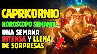 ♑ CAPRICORNIO Horóscopo de La Semana ¡Grandes Cambios en Amor Trabajo y Dinero [upl. by Salvador548]