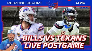 Bills vs Texans PostGame Live  The Redzone Report Live [upl. by Alleoj790]