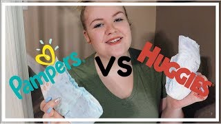 Pampers VS Huggies  Diaper Review 2019  Cruisers VS Little Movers [upl. by Aletta196]