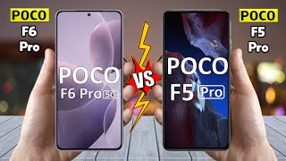 Poco F6 Pro Vs Poco F5 Pro  Full Comparison 🔥 Techvs [upl. by Franzoni784]