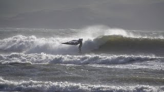 Winging in Waves  Bigbury Wing Foil Surf Session [upl. by Alic]