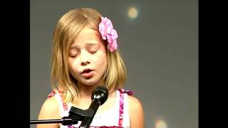 Jackie Evancho O Mio Babbino Caro June 2009 Singing Contest [upl. by Carolus631]