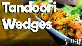 Tandoori Potato Wedges  Tasty Party Starter Recipe [upl. by Sisely402]