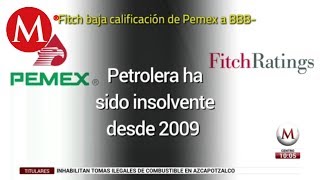 Fitch baja nota a Pemex SHCP ya se esperaba [upl. by Valoniah]