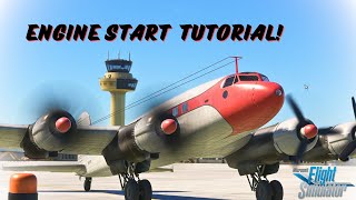 How To Start The Engines From Cold And Dark  Focke Wulf Fw 200 Condor  Microsoft Flight Simulator [upl. by Hayila]