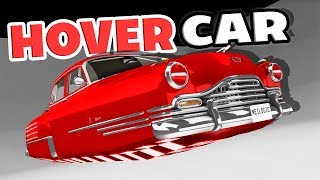 400 MPH HOVERCAR FLYING CAR VS CAR JUMP ARENA  BeamNG Drive Hover Car Mod [upl. by Paucker]