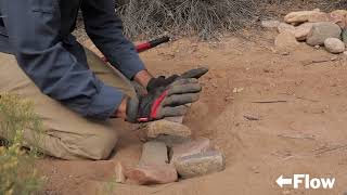 Erosion Control Structure One Rock Dam [upl. by Anilrahc45]