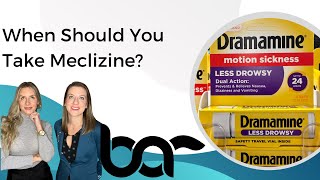 When should you take Meclizine [upl. by Noicpesnoc]