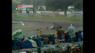 Tom Pryce crashes out from lead at Silverstone1975 [upl. by Jasun]